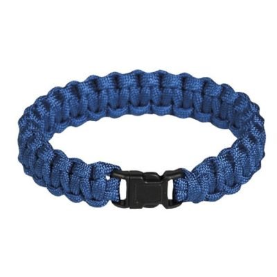 Mil-Tec 16370103 Paracord Bracelet 15mm (Blue)